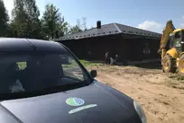 Монтаж станции Евродиамант 4 ПР, в селе Малые Соли Ярославской области
